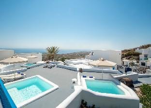 Traditional villa, Jacuzzi, Veranda with Sea view Villa in Santorini
