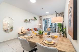 Cozy 2 BR - Burj Khalifa&Dubai Mall - pool,Gym,Sauna Apartment in Dubai
