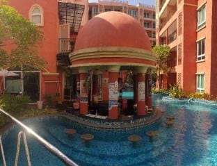 อพาร์ทเม้นท์1ห้องนอน1ห้องนั่งเล่น1ห้องน้ำวิวสระน้ำ Apartment in Pattaya City