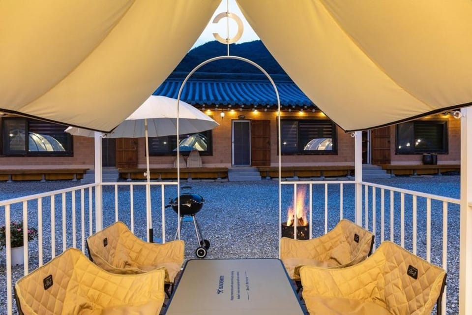 Hanok stay under the golden sky in Yangpyeong Bed and Breakfast in Gyeonggi-do