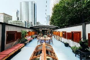 Le Sorelle Docked boat in London
