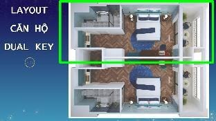 Căn hộ Studio tầng trung yên tĩnh mát mẽ giá rẻ 1 Apartment in Phu Quoc