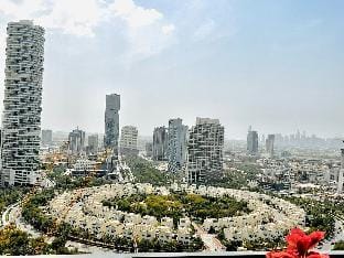 High Floor Spectacular Skyline View Studio In JVC Vacation rental in Dubai