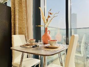 High Floor Spectacular Skyline View Studio In JVC Vacation rental in Dubai