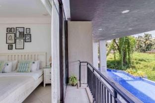 Plush 1BHK , with the most serene view in Candolim Apartment in Candolim