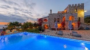 Once Upon a Time - A Castle of Magical Sunsets Villa in Messenia