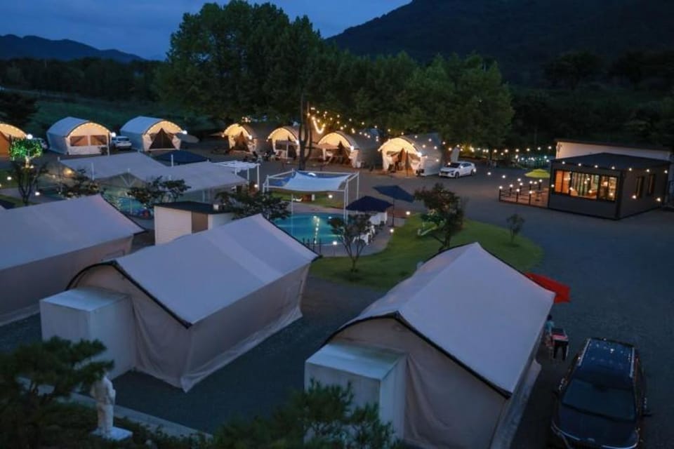 Changnyeong Withus Glamping Luxury tent in South Korea