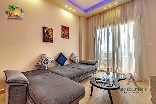 Private 1-Bedroom Sea View at Turtles Beach Resort Apartment in Hurghada