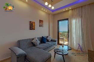 Private 1-Bedroom Sea View at Turtles Beach Resort Apartment in Hurghada