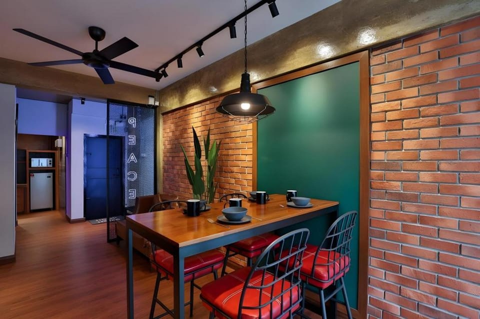 Industrial Concept Town Stay @Melaka 6pax/3BR/wifi Apartment in Malacca