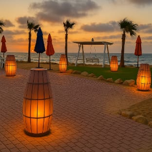 Porto Said Tourist Resort Luxury Hotel Apartment near sea Chalet in Egypt