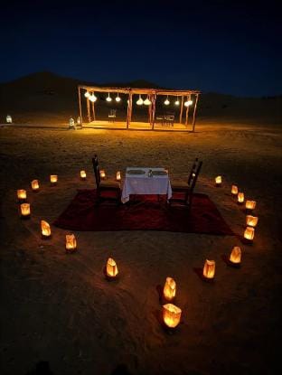 Merzouga Camel Ride & Overnight Desert Camp Luxury tent in Morocco
