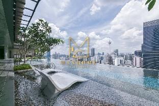 Infinity pool@Bukit bintang Axon KL 3 rooms A3 Vacation rental in Federal Territory of Kuala Lumpur