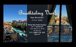 Italian-inspired 2brCondo with Balcony & Pool View Apartment in Pasig