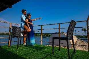 Cathey Pacific Cruise Docked boat in Alappuzha
