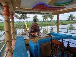Cathey Pacific Cruise Docked boat in Alappuzha