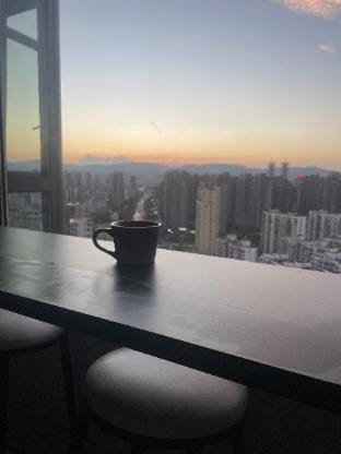 A+级别绝景房（绿地双子塔景+赣江江景+城市天际线景绝景房） Apartment in China