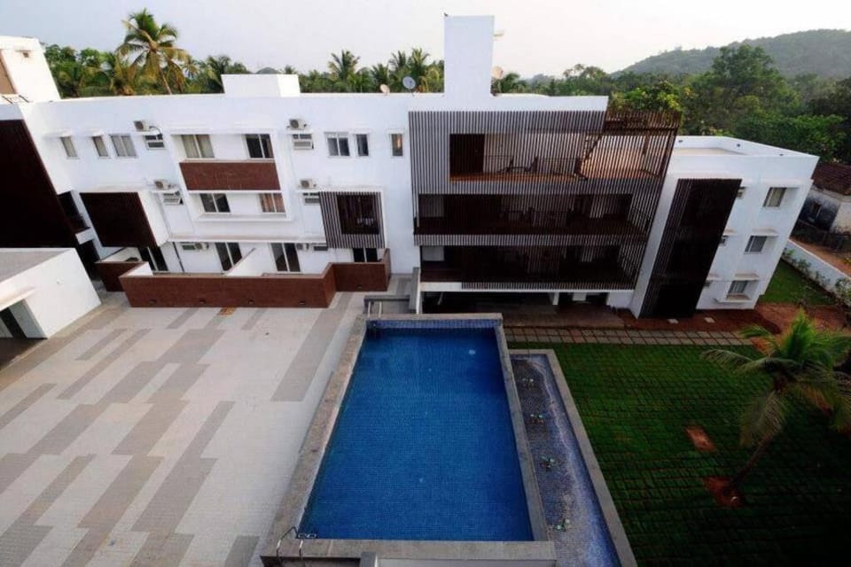 2Bhk apt with pool In North Goa Apartment in Goa, India