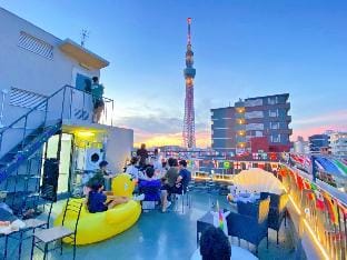 Skytree車站徒步5分 2套衛浴 2間套房 機場直達 廚房 洗衣機  電梯 澀谷直達 64 Apartment in Japan