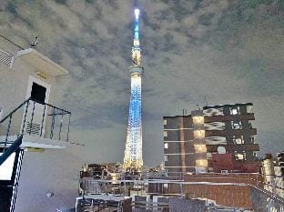 Skytree車站徒步5分 2套衛浴 2間套房 機場直達 廚房 洗衣機  電梯 澀谷直達 64 Apartment in Japan
