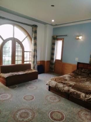 Grand Stone and Wood Luxury Mansion Villa in India