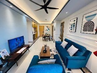 Luxurious Seaview 2BR at R&F Seine Region by ANJU Apartment in Johor Bahru