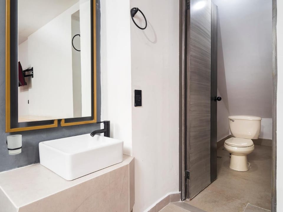 Adhoc Cintermex Capsule hotel in Monterrey