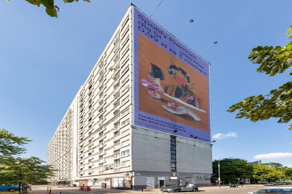 Adesso Warszawa on the top of CityCenter Apartment in Warsaw