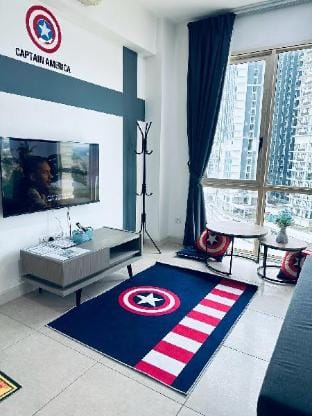 Kids GymMania @Afiniti /3min walk Legoland/Bathtub Apartment in Johor