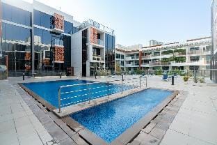 Studio Haven | Massive Terrace | Heart of the City Apartment in Dubai