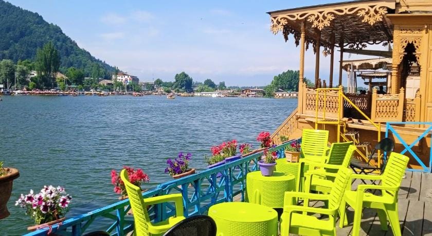 Jacqueline houseboat Docked boat in India