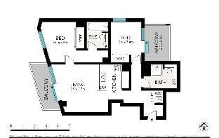 KozyGuru | Central Sydney 2 Bed 2 Bath City View Apartment in Surry Hills