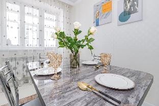 Separate rooms and a desk, KhanShatyr Apartment in Kazakhstan