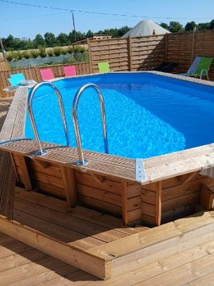 Yourte N 2 Les Belles Ouvrières Chalet in Pays de la Loire