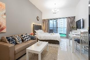 Modern Studio with Balcony & Canal View Apartment in Dubai