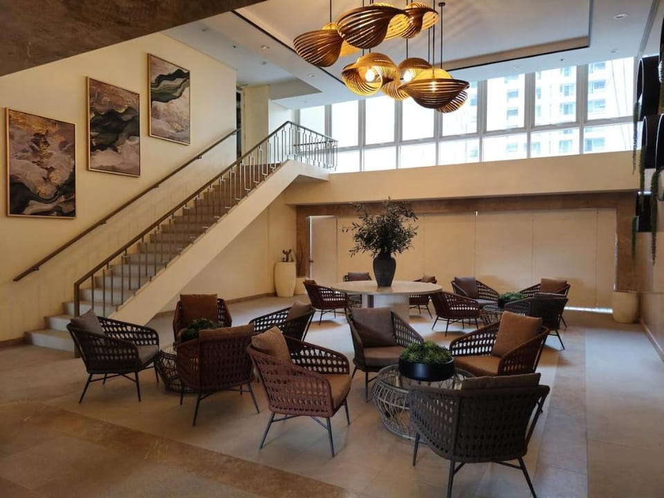 Modern, Work Desk, Internet, Balcony-Park McKinley Apartment in Makati