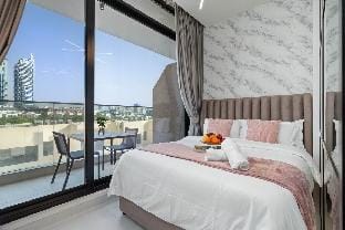 luxury miami style studio Apartment in Dubai