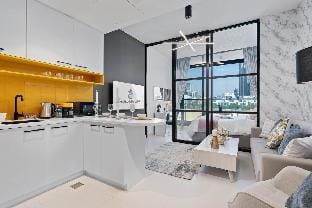 luxury miami style studio Apartment in Dubai