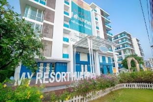 Family room playground Pool and Sea view - D606 Apartment in Nong Kae