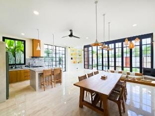 Stylish Canggu 3 Beds Villa - Casa Josephine Villa in North Kuta