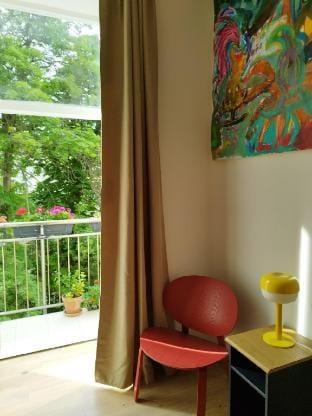 Green balcony & king size bed Apartment in Prague