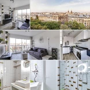 Studio Avec vue  Panoramique Paris 11 Apartment in Paris