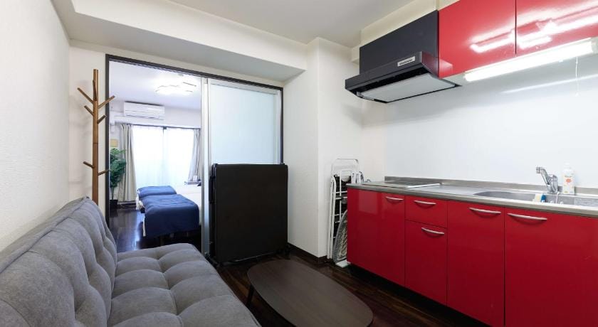 Dotonbori 15m! KIX 1h | USJ 30m | 1DK | Max 5 (XS16) Apartment in Osaka
