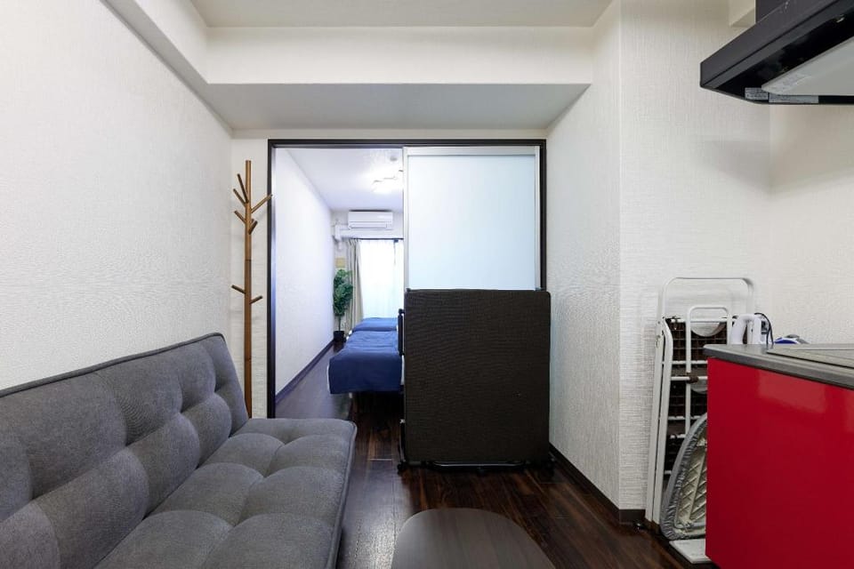 Dotonbori 15m! KIX 1h | USJ 30m | 1DK | Max 5 (XS16) Apartment in Osaka