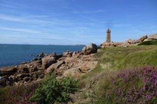 Palm garden holiday home near coast, Pleubian Vacation rental in Brittany