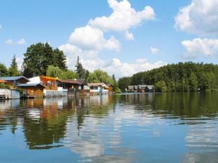 Bootshaus in Mirow mit uberdachter Terrasse Vacation rental in Mecklenburgische Seenplatte