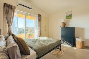 Alaya Stays 2 BHK with Balcony  - Veera Marina Apartment in Candolim