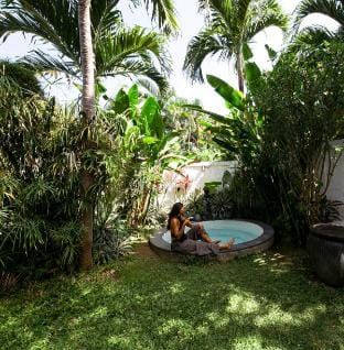 Serene & stylish Bamboo 2 Br-Villa w/ private pool Vacation rental in North Kuta
