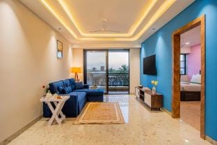 ELIVAAS 1 BHK with Jacuzzi & Lift - Kamerios Brisa Apartment in Goa, India