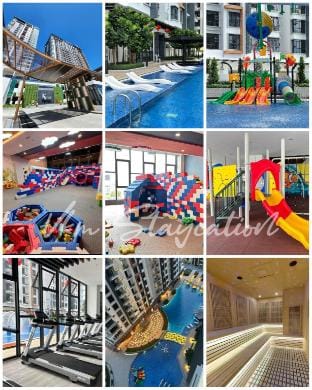 K Avenue Matcha Theme (4-6pax) @ Vkm Staycation Apartment in Kota Kinabalu